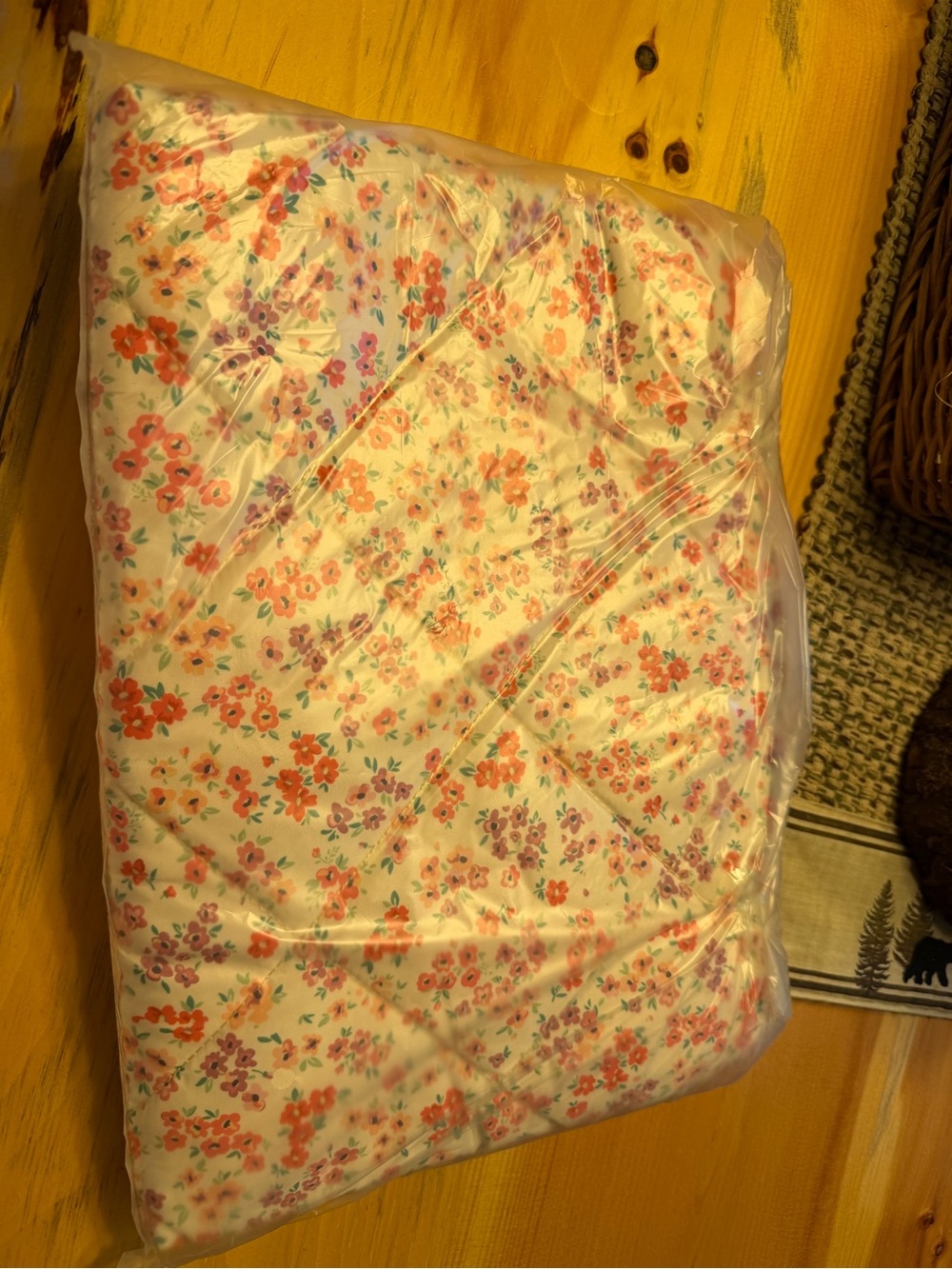 Women's Laptop Bag in Pink Floral Print